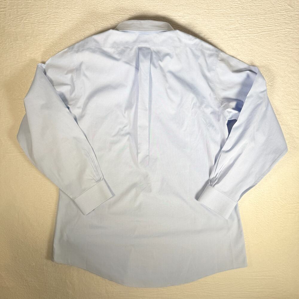 Brooks Brothers Button Up Shirt Mens 16.5 - 34 Blue Non Iron Long Sleeve Preppy - Picture 4 of 7